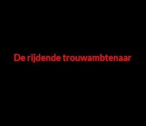 De rijdende trouwambtenaar