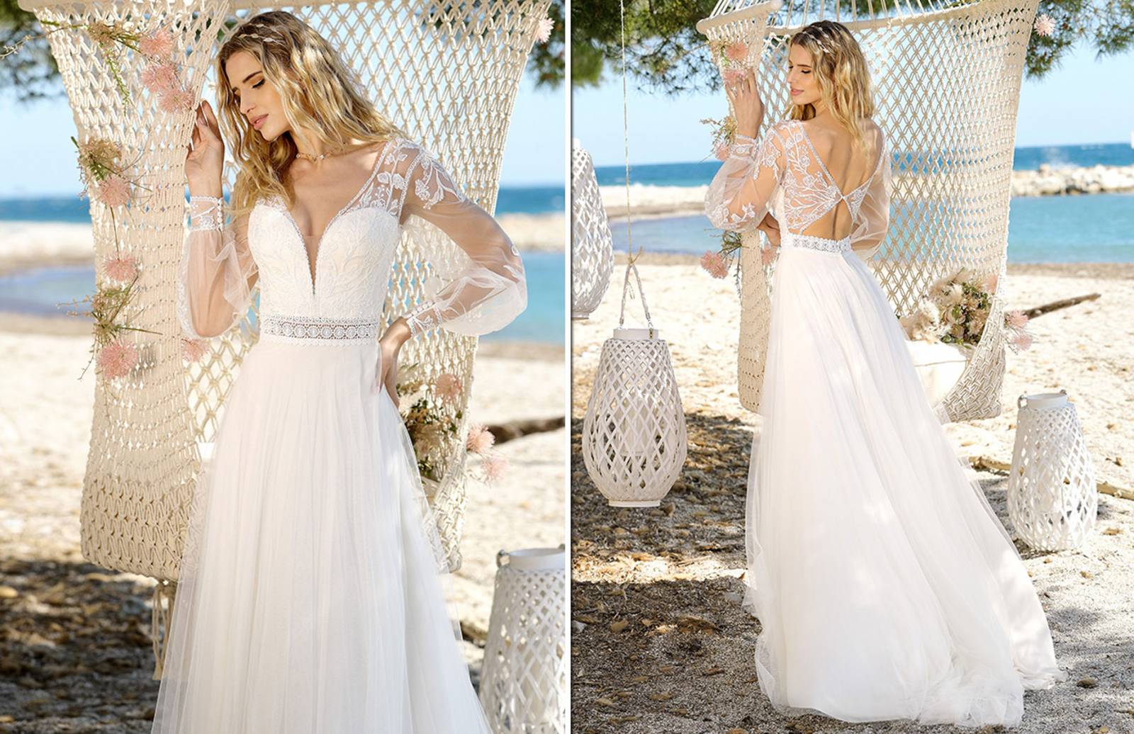 Vintage-trouwjurk-met-mouwen